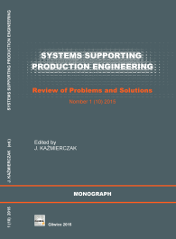 SYSTEMY WSPOMAGANIA W INŻYNIERII PRODUKCJI, REVIEW OF PROBLEMS AND SOLUTIONS 2015 cover